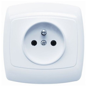 Gniazdko pojedyńcze z uziemieniem BINGO