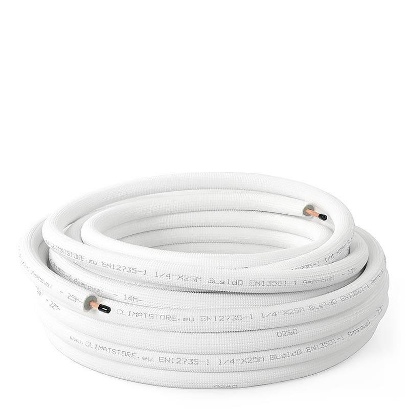 Rura miedziana do klimatyzacji 1/4" 50m 0,8mm