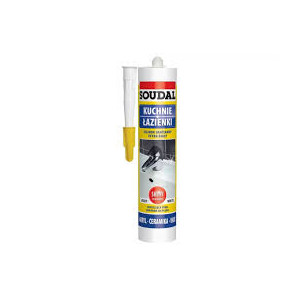 Silikon sanitarny 300ml biały Soudal