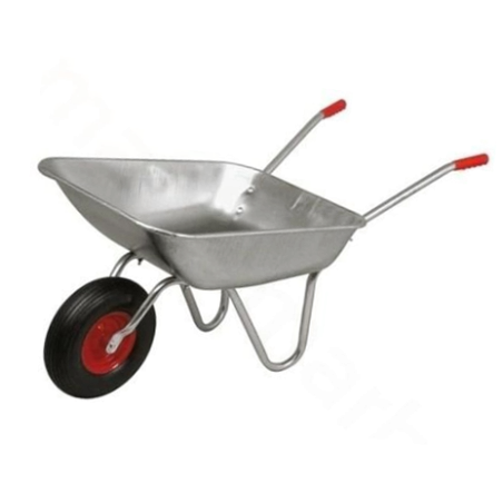 Taczka  ogrodowa ocynk  75 L