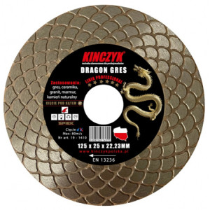 TARCZA DRAGON-GRES 125x2,5x22,23  KINCZYK