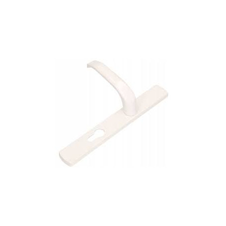 Klamka do drzwi  z szyldem 90 wkład biała