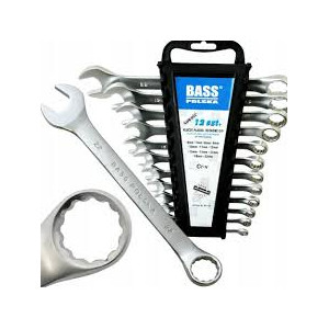 Klucze  Zestaw kluczy 6-22 12szt.  BassPolska