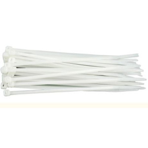 OPASKA KABLOWA BIAŁA   350mm x 4,8 100szt