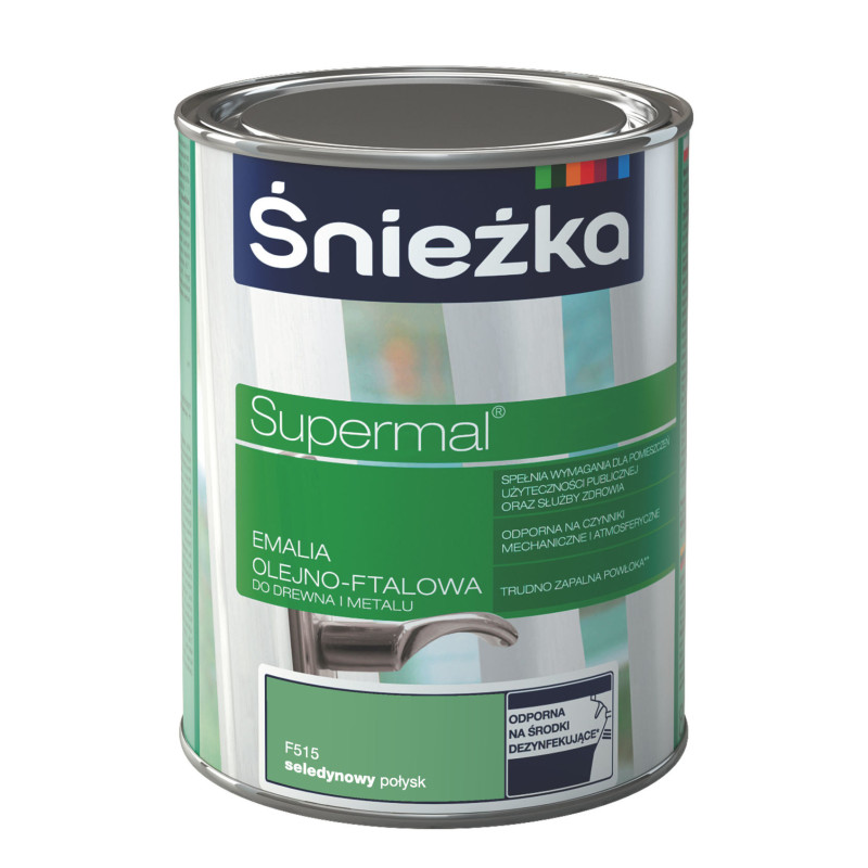 Emalia ft.Supermal Śnieżka 0,8L  seledynowy