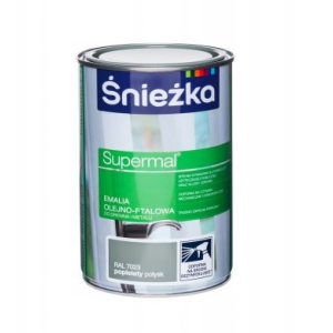 Emalia ft.Supermal Śnieżka 0,8L  popielaty 7023