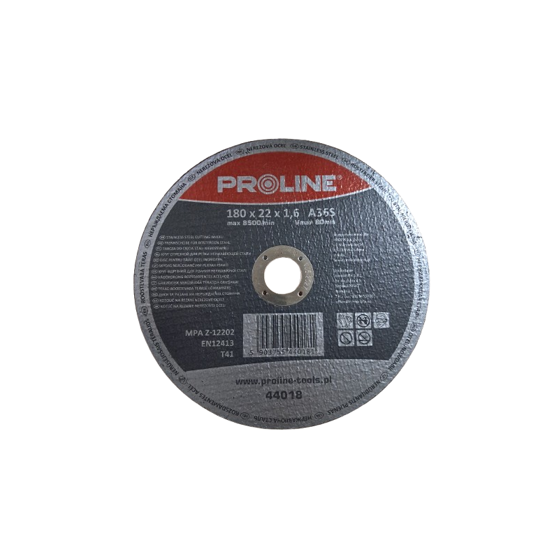 Tarcza    do  stali kwasowej 180X1,6 PROLINE