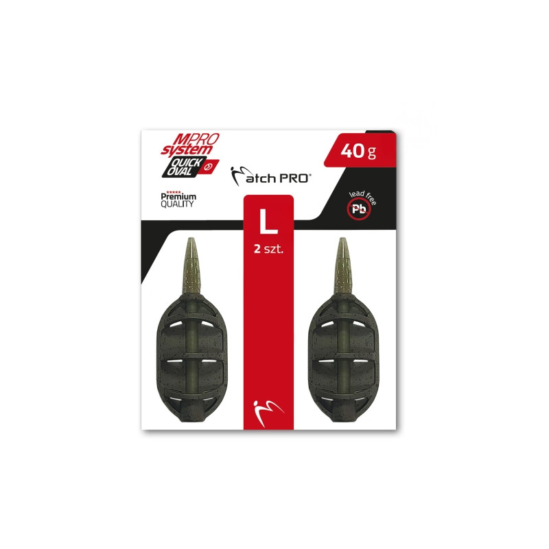 Koszyk MPRO System Method QUICK OVAL L  / 40g 2szt