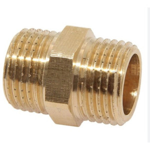 w   nypel gwint zewnętrzny 1"gwint zew mosiężny