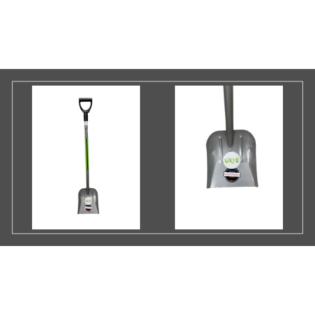 Łopata  piaskowa  oprawna metalowy trzonek hart Wa