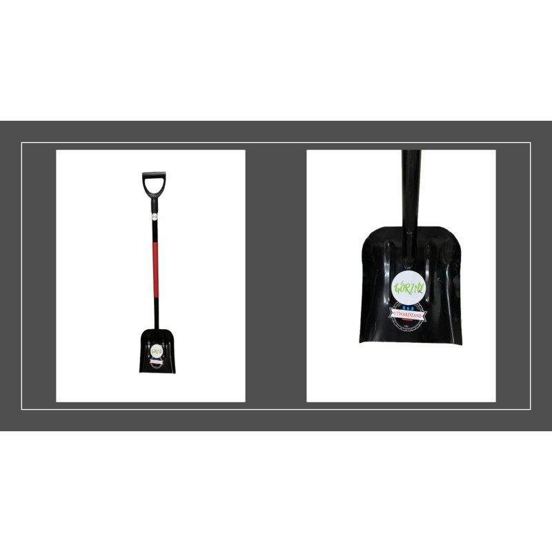 Łopata  piaskowa  oprawna metalowy trzonek Walk.