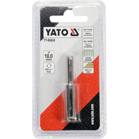 Wiertło  do Gresu  10mm  Yato