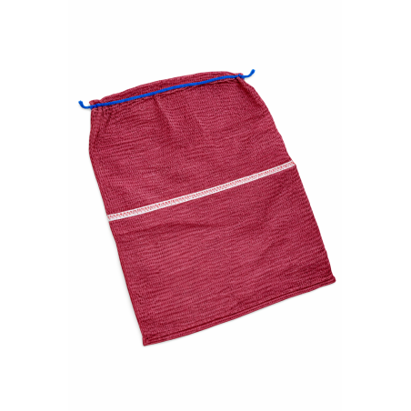 Worek  15kg siatka  42x60cm bordowy