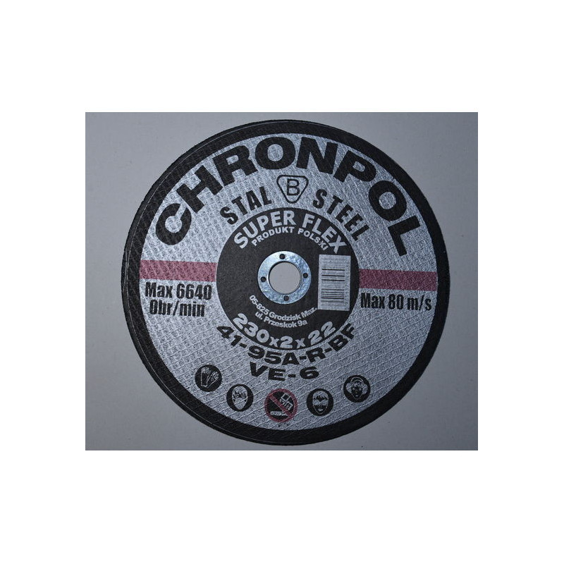 Tarcza    do przecinania stali    300x3,2 Chronpol