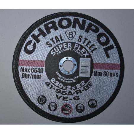 Tarcza    do przecinania stali    300x3,2 Chronpol