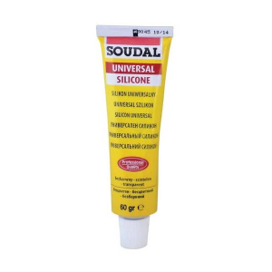 Silikon uniwersalny  60ml  bezbarwny  SOUDAL