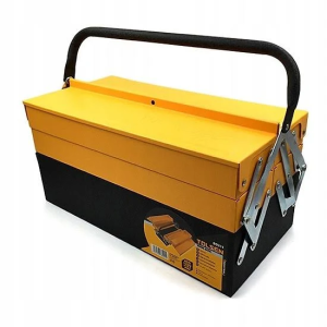 SKRZYNKA NARZĘDZ. METALOWA 495x200x295mm TOLSEN