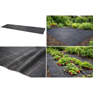 Agrowłóknina Czarna Antychwastowa Ogrodowa 3,2 x 5m 50g/m2 AWB5032005