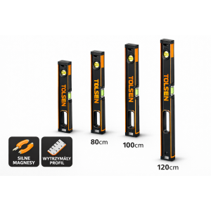 Poziomica z magnesem TOLSEN 120cm