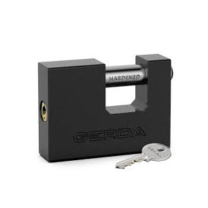 Kłódka sztabowa 80mm żeliwna Gerda