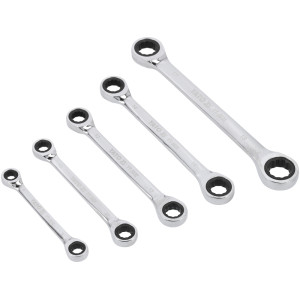 Klucze oczkowe z grzechotką 5cz.YATO