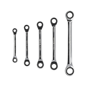 Klucze oczkowe z grzechotką 5cz.YATO