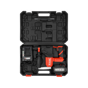 E Młotowiertarka udarowa 2,5 J 18V 4Ah  YATO