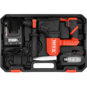 E Młotowiertarka udarowa 2,5 J 18V 4Ah  YATO