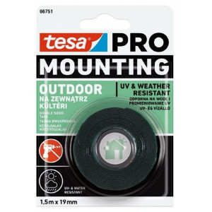 TESA Taśma montaż.dwustr.pian.na zew.1,5mx19mm PRO