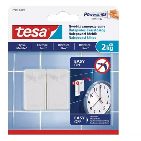 TESA Gwoździe samo.lep.2szt. 2kg do płytek
