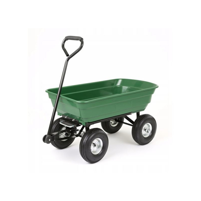 WÓZEK OGRODOWY, TACZKA I WYWROTKA – 3W1 | UDŹWIG 250 KG | 75L