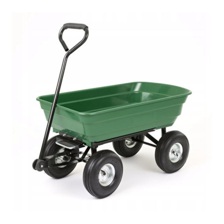 WÓZEK OGRODOWY, TACZKA I WYWROTKA – 3W1 | UDŹWIG 250 KG | 75L