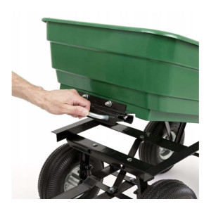 WÓZEK OGRODOWY, TACZKA I WYWROTKA – 3W1 | UDŹWIG 250 KG | 75L
