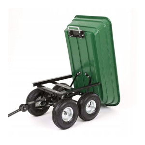 WÓZEK OGRODOWY, TACZKA I WYWROTKA – 3W1 | UDŹWIG 250 KG | 75L