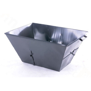 POJEMNIK WÓZKA PASZOWEGO OCYNKOWANY PROSTY – 180L | BLACHA 1,5 MM