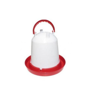 Poidełko do kur półprzezroczyste z korkiem  8L