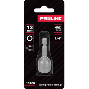 Nasadka magnetyczna końcówka 1/4" 6-kątna 13 mm PROLINE 10726