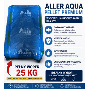 PELLET ALLER AQUA MASTER 2 mm – świeży, odważany 1 kg | profesjonalna pasza dla ryb