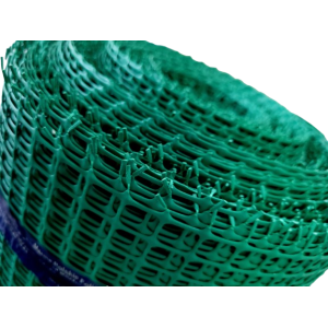 Siatka plastik  rabatowa zielona  40cm wysoka x 50m długa