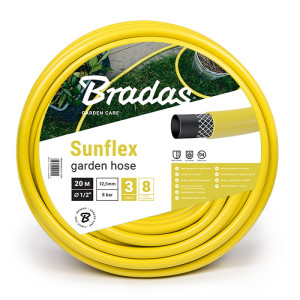 Wąż   ogrodniczy   1/2"   50m SUNFLEX żółty Bradas
