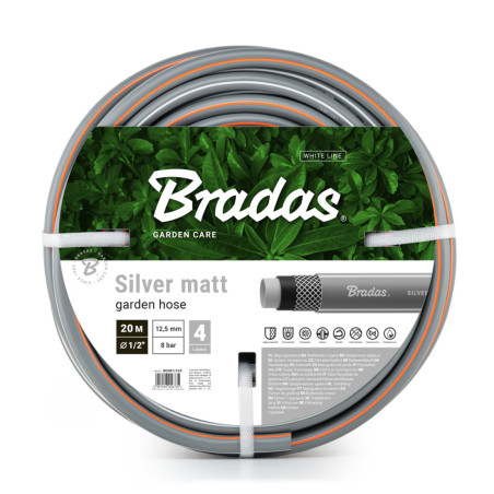 Wąż   ogrodniczy   1/2"   30m SILVER MAT Bradas