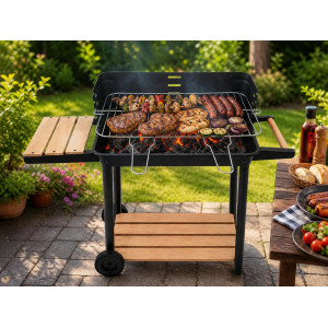 Grill ogrodowy prostokątny 85x33x80cm GSO11