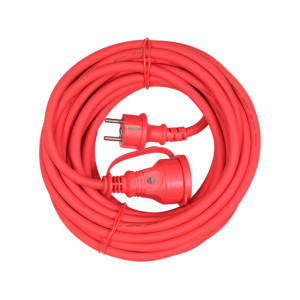Przedłużacz w osłonie gumowej 3x2,5mm 10m YATO