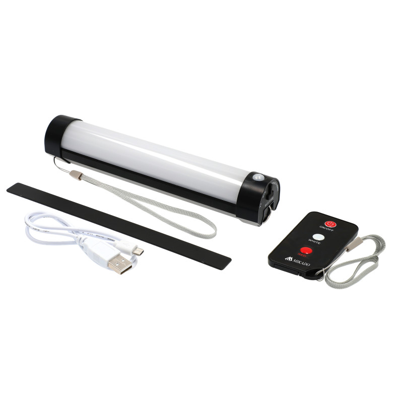 Lampka-IR BIVVY LIGHT-namiotowa z pilotem i USB