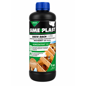 IMPREGNAT DO DREWNA KONSTRUKCYJNEGO SIME PLAST DREW-DACH PLUS – 1 KG (BEZBARWNY)