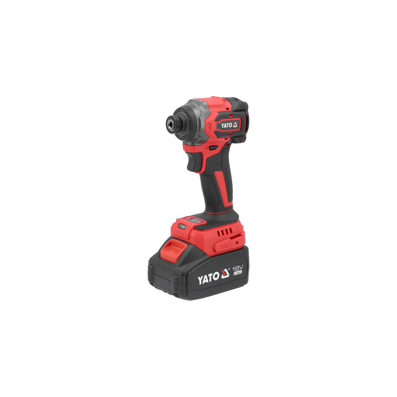 ZAKRĘTARKA UDAROWA 18V, 1/4'', 230 NM YATO – YT-82798 (AKUMULATOR 4 AH)