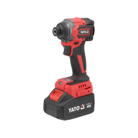 ZAKRĘTARKA UDAROWA 18V, 1/4'', 230 NM YATO – YT-82798 (AKUMULATOR 4 AH)