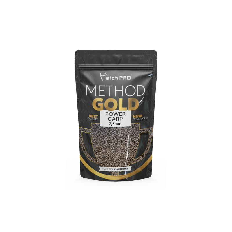 PELLET METHOD GOLD POWER CARP 2,5mm 700g