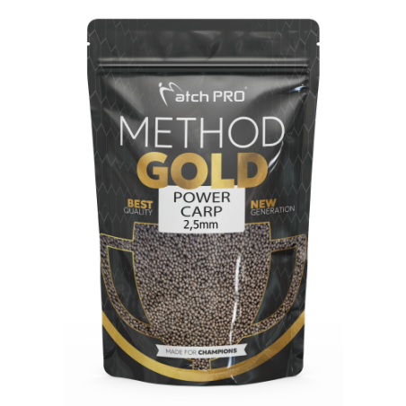 PELLET METHOD GOLD POWER CARP 2,5mm 700g