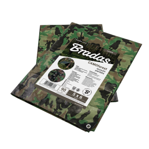 PLANDEKA 3 X 5M 90 G KAMUFLAŻOWA CAMOFOREST